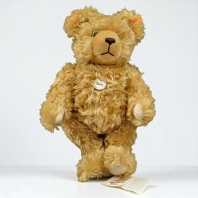 Steiff Classic Teddy Bear W/ Voice Box Genuine Mohair 17" Tall