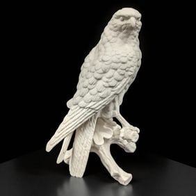 Vintage German Goebel Porcelain Falcon, CV 110, 1969