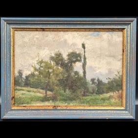 Oil On Canvas Impressionist Landscape Painting, In The Manner Of Claude Monet (French, 1840-1926)