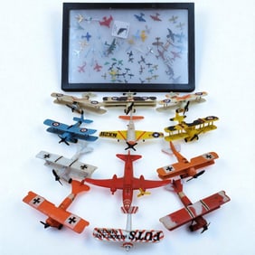Lot Of Vintage Collectable Diecast Model Planes