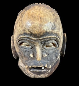 Antique Ceremonial Tribal Mask Luba Kifwebe / Luba People