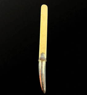 Rare And Pristine 19th Century English Victorian Bone And Sterling Silver Pageantries: ***DUE TO THIS LOT BEING SILVER IT MUST BE PAID VIA BANK WIRE TRANSFER OR CERTIFIED CHECK*** Rare And Pristine 19th Century English Victorian Bone And Sterling Silver Pageantries. Hallmarked in 5