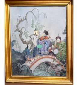 American-Original Painting Attributed To Bertha Boynton Lum (1869–1954)