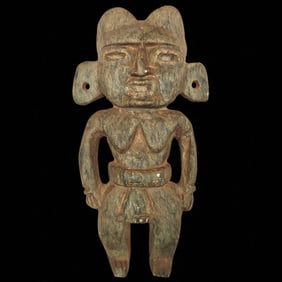 An Early Carved Stone Olmec Figure