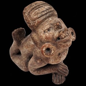 A Very Fine Pre-Columbian Zapotec Mayan Clay Figure
