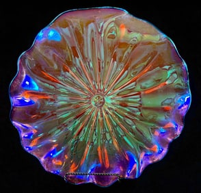 Large Aart Glass Charger Signed James Nowak