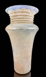Exceedingly RARE And MONUMENTAL Size Italian Murano Roman Glass Vase Ca. 1960: Exceedingly rare and monumental size Italian Murano Roman Glass Seguso de Vetri Vintage c 1960s Hand Blown vase. Measures 19" tall and 10" across. Excellent condition. Please READ & REVIEW our Terms a