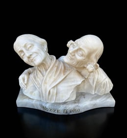 Antique Carved Italian Florence School Marble Figure Ca. 1900