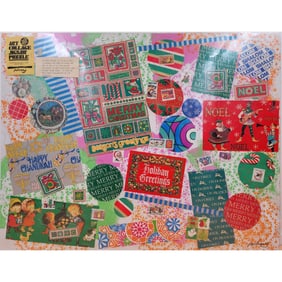 American Jon Henry (1916-1990) Winter Holiday Jigsaw Puzzle