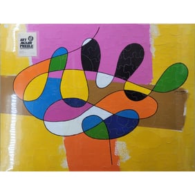 American Jon Henry (1916-1990) Large Jigsaw Puzzle Dated 1987