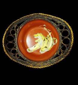 19th C Antique Japanese Hand Painted Lacquered Dish Signed