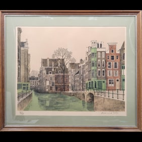 Denis Paul Noyer (French, b. 1940) Pencil Signed & Numbered Lithograph