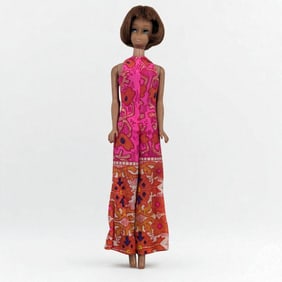 Beautiful Vintage 1965-1966 Mattel Titan Bubble Cut American Girl Barbie In Jumpsuit, NO BOX