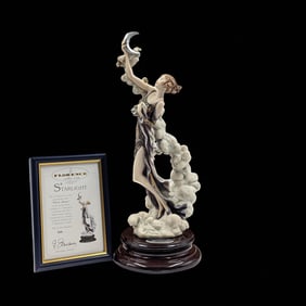 Giuseppe Armani Figurine: Limited Ed. 325/5000 "Silver Moon - The Exploration" 1276C w/ COA And Box