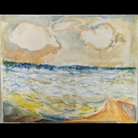 Signed "Mirell" Acrylic On Canvas Landscape Painting