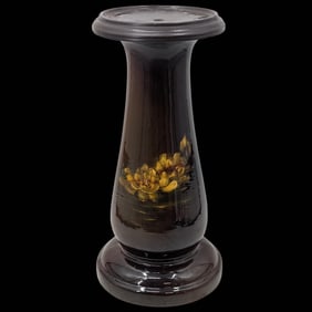Large Vintage Weller Louwelsa Pottery Pedestal