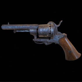 Antique 19th Century American Guardian 7mm Pin Fire Revolver