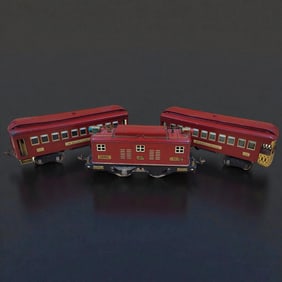 Vintage Lionel No. 8 Standard Gauge 3Pc Train Set