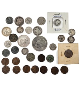 Small Grouping Of American Silver Coins