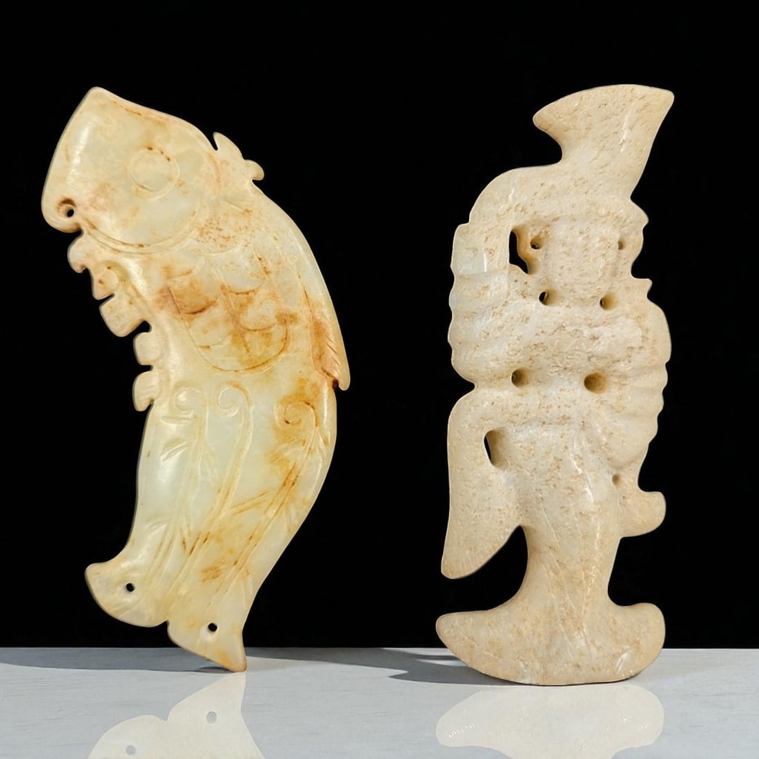 Chinese Hetian Jade Pendant / Carving (1 of 6)