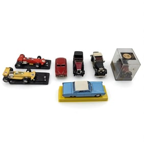 Lot Of 7 Vintage Diecast / Plastic Cars From Various Regions