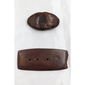 Pair Of Stone Implements / Tools, One Newer And One Old