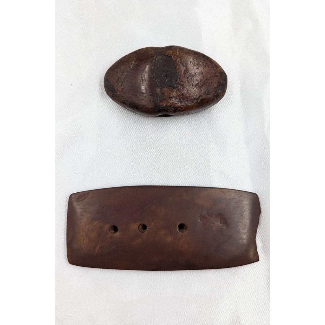 Pair Of Stone Implements / Tools, One Newer And One Old (1 of 15)