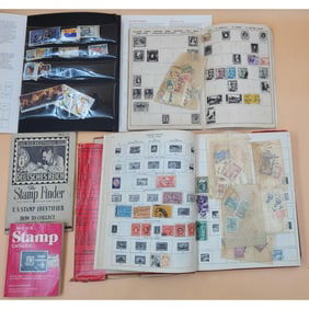 U.S. And World Stamp Albums And Stamps Unresearched