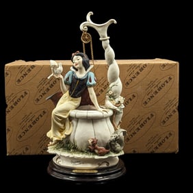 Giuseppe Armani Figurine: Limited Ed. 1517/2000 Walt Disney's "Snow White At The Well" 199C  w/ COA