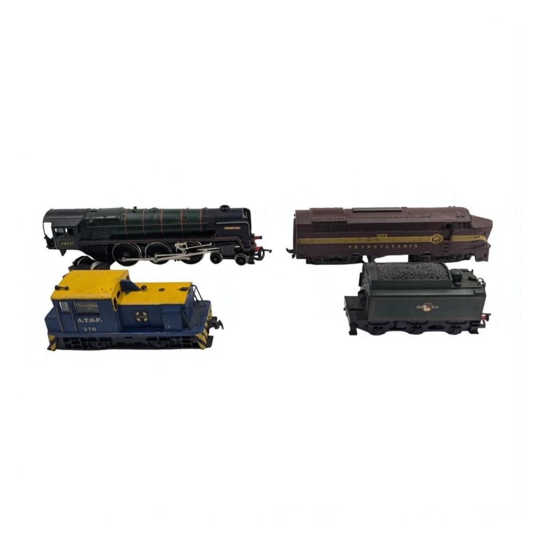Lot Of 4 Vintage Hornby And Mehano Model Locomotive And Tender (1 of 20)