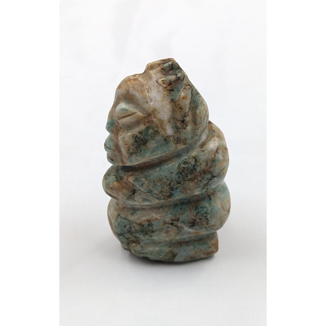 A Finely Carved Pre-Columbian Jade Olmec Effigy (1 of 10)