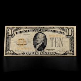 1928 $10 US Gold Note