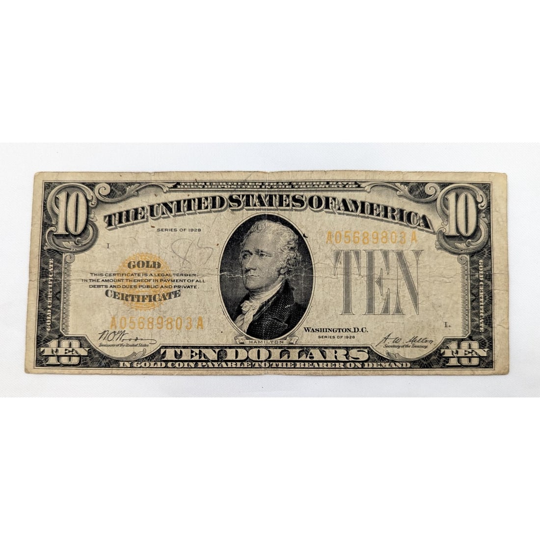 1928 $10 US Gold Note (1 of 6)