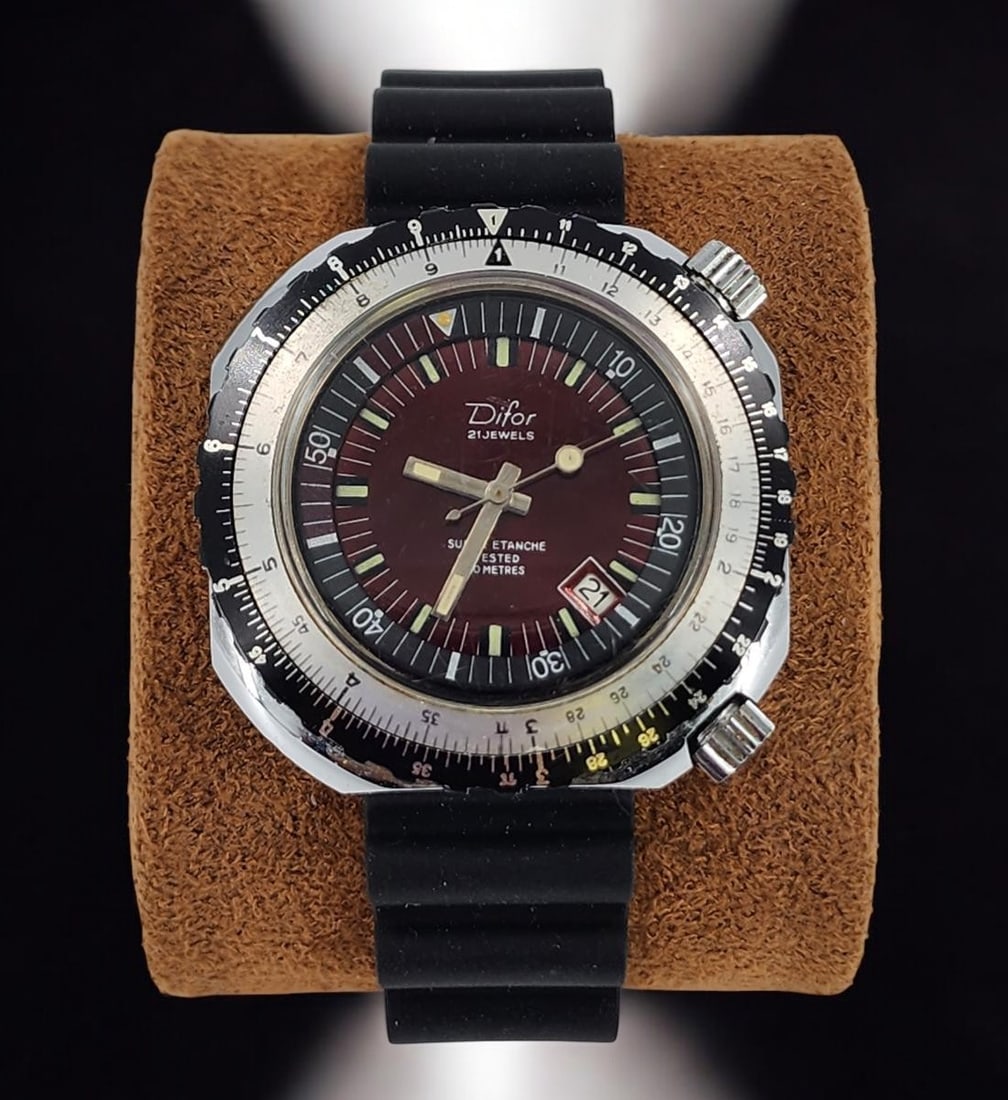 Vintage Mens Watch "DIFOR", 21 Jewels Super Etanche (1 of 10)