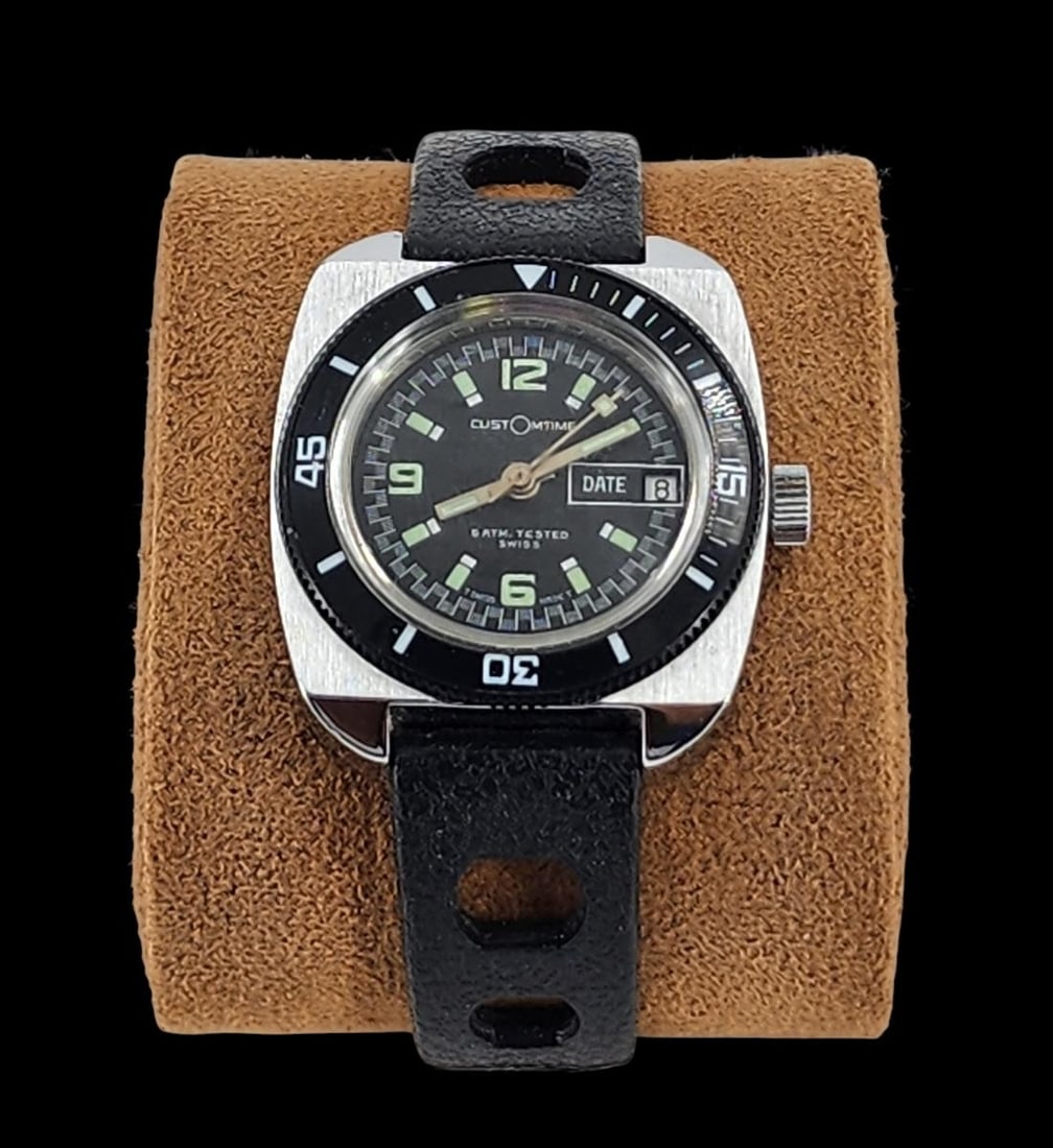 Vintage Mens Watch "CUSTOMTIME" 1960'S RUNS AND STOP (1 of 10)