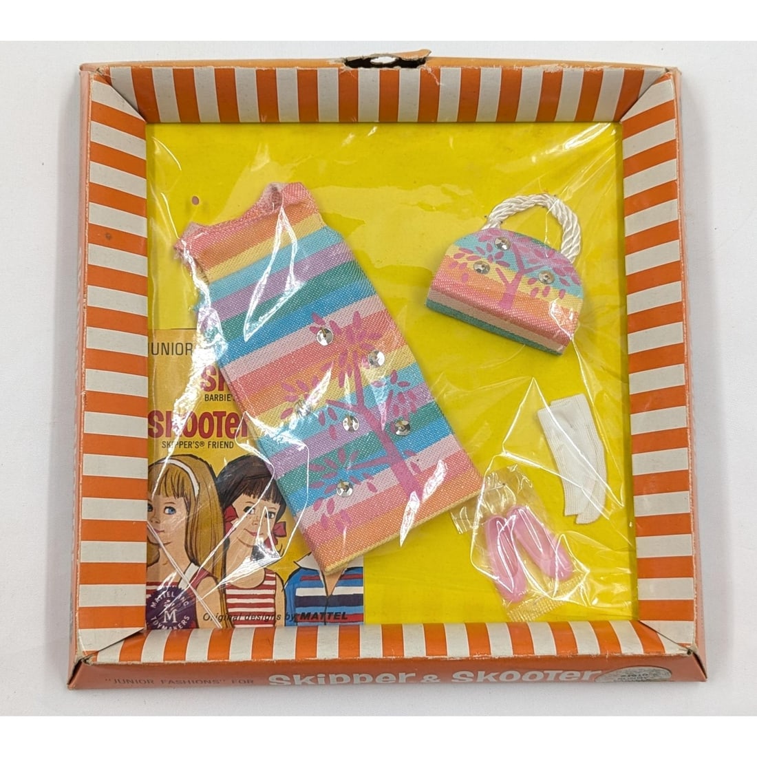 1965-1966 Unopened Mattel Skipper & Scooter Fashion Set, "Sunny Pastels" (1 of 6)