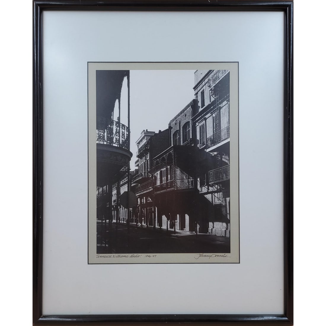 Signed And Framed Johnny Donnels (1924-2009) Photograph "Old Tennessee Williams Studio" (1 of 6)