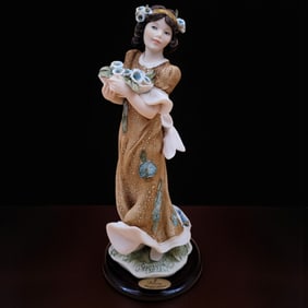 Giuseppe Armani Florence 'Purity' (Bimba con Campanule) Porcelain Figurine, Model 1426C, Dated 1999.
