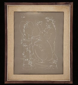 Picasso Drawing Signed 2 Of 2