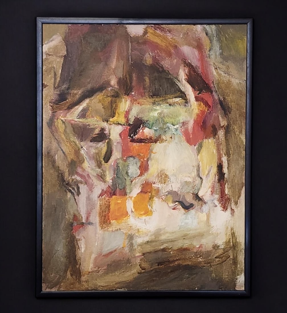 Abstract Expressionist Painting Attributed To Willem de Kooning 1904-1997 Unsigned (1 of 20)