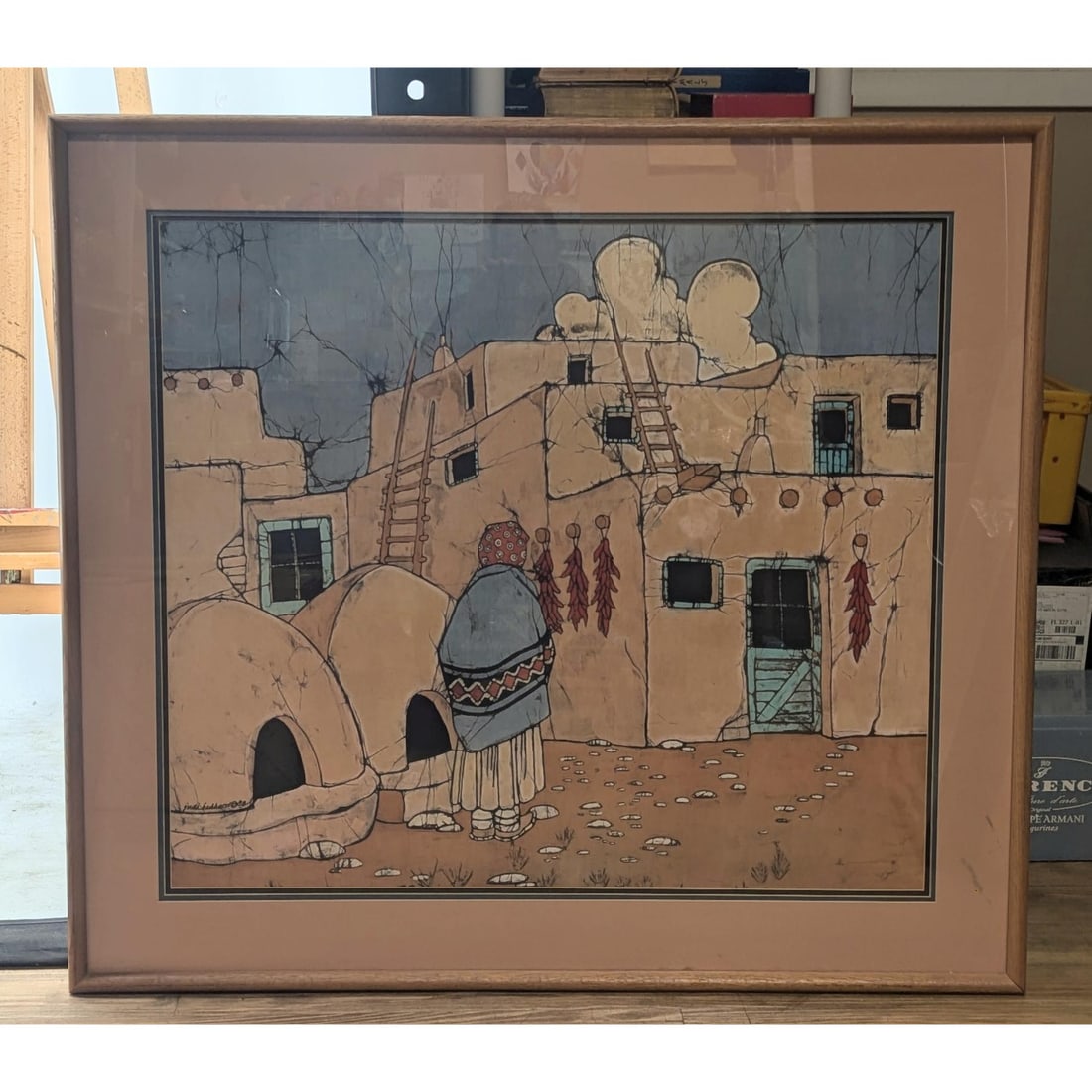 A Large Vintage Native American Textile Art Work by Judi Hubbard, 1988 (1 of 8)