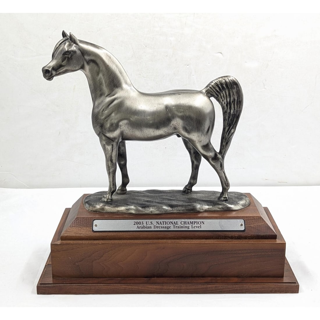 Large 2003 Unsigned US National Champion Horse Trophy (1 of 11)