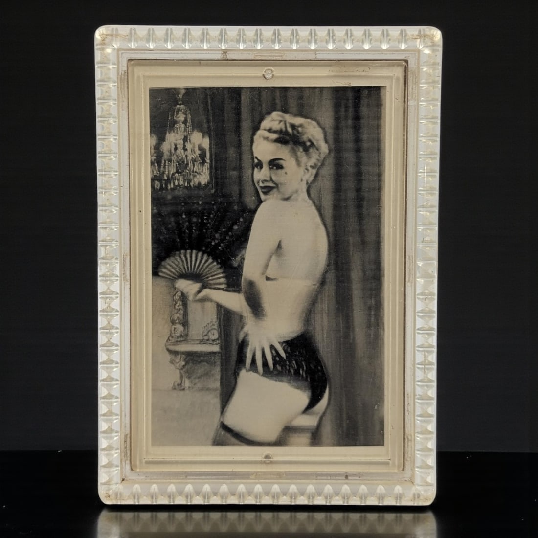 Vintage Lenticular Risque Burlesque Women Photograph (1 of 7)