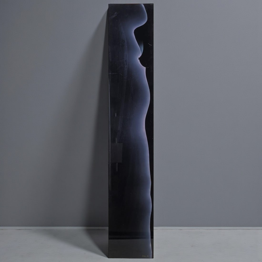 Suzzette Urs Signed Reverse Acrylic Glass Art Dated 1988 (1 of 6)