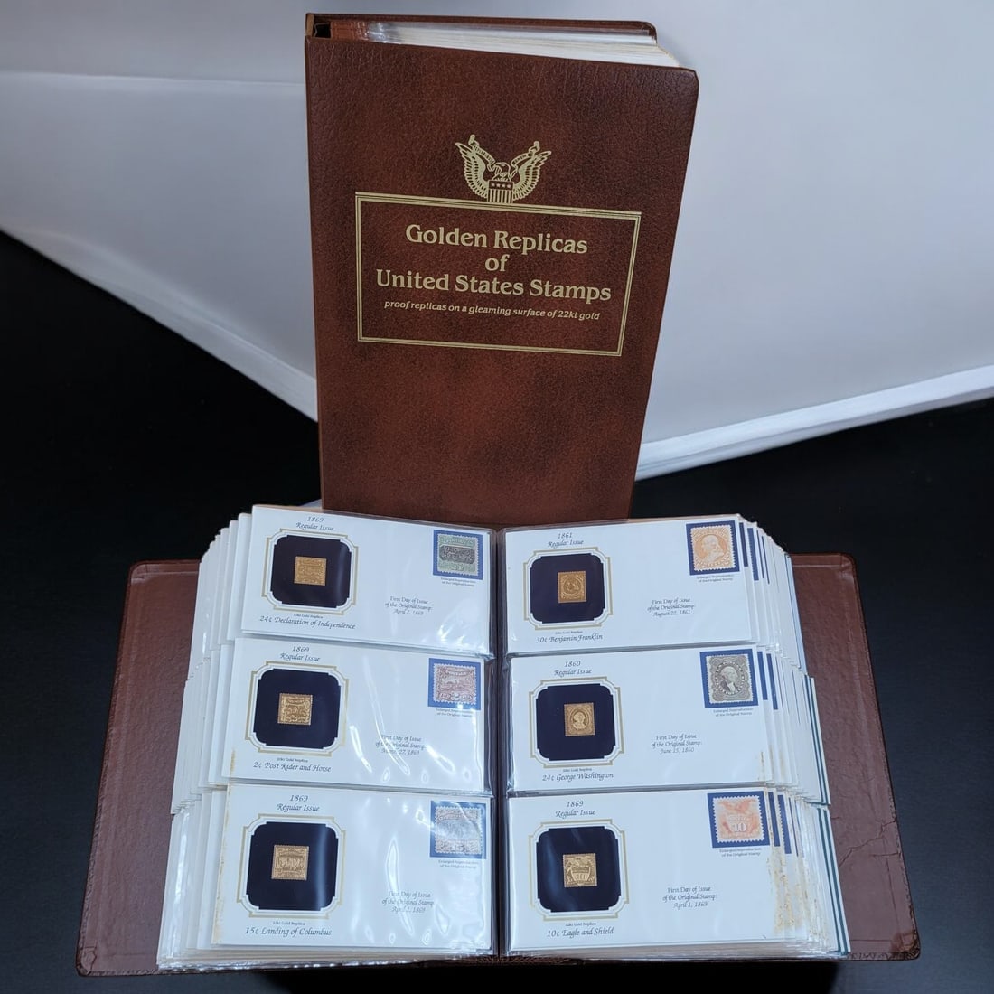 22KT Gold Proof Replicas Of United States Stamps (1 of 12)