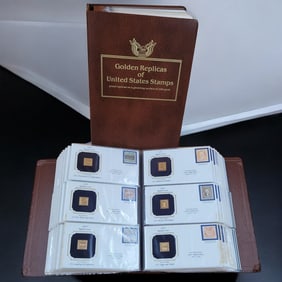 22kt Gold Proof Replicas Of United States Stamps