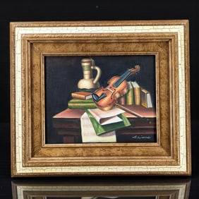 Signed American A. Warner Oil On Canvas Painting, 20th Century