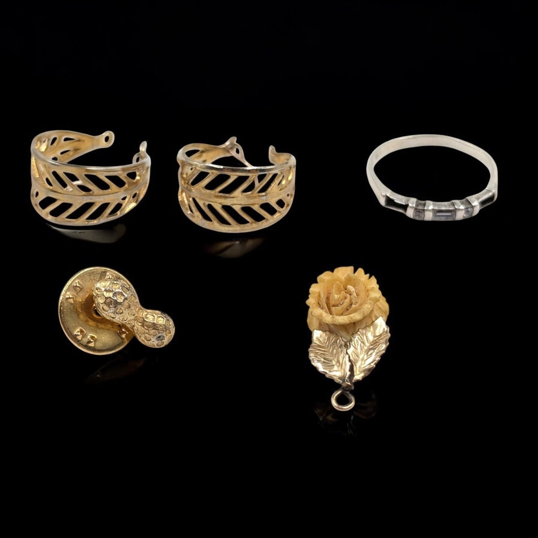 A Small Grouping Of Jewelry / Accessories, Mostly Untested, 5 Pieces Total (1 of 20)