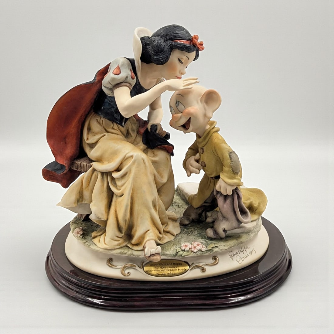 Giuseppe Armani Figurine: Limited Ed. AP/1500 Walt Disney's "Snow White & Dopey" 309C With Box (1 of 15)