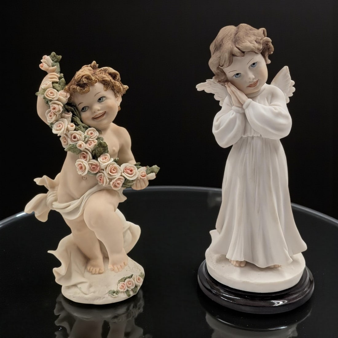Giuseppe Armani Figurines: "Dancing Flowers" 1476C And "God Bless" 1586C With Original Boxes (1 of 16)